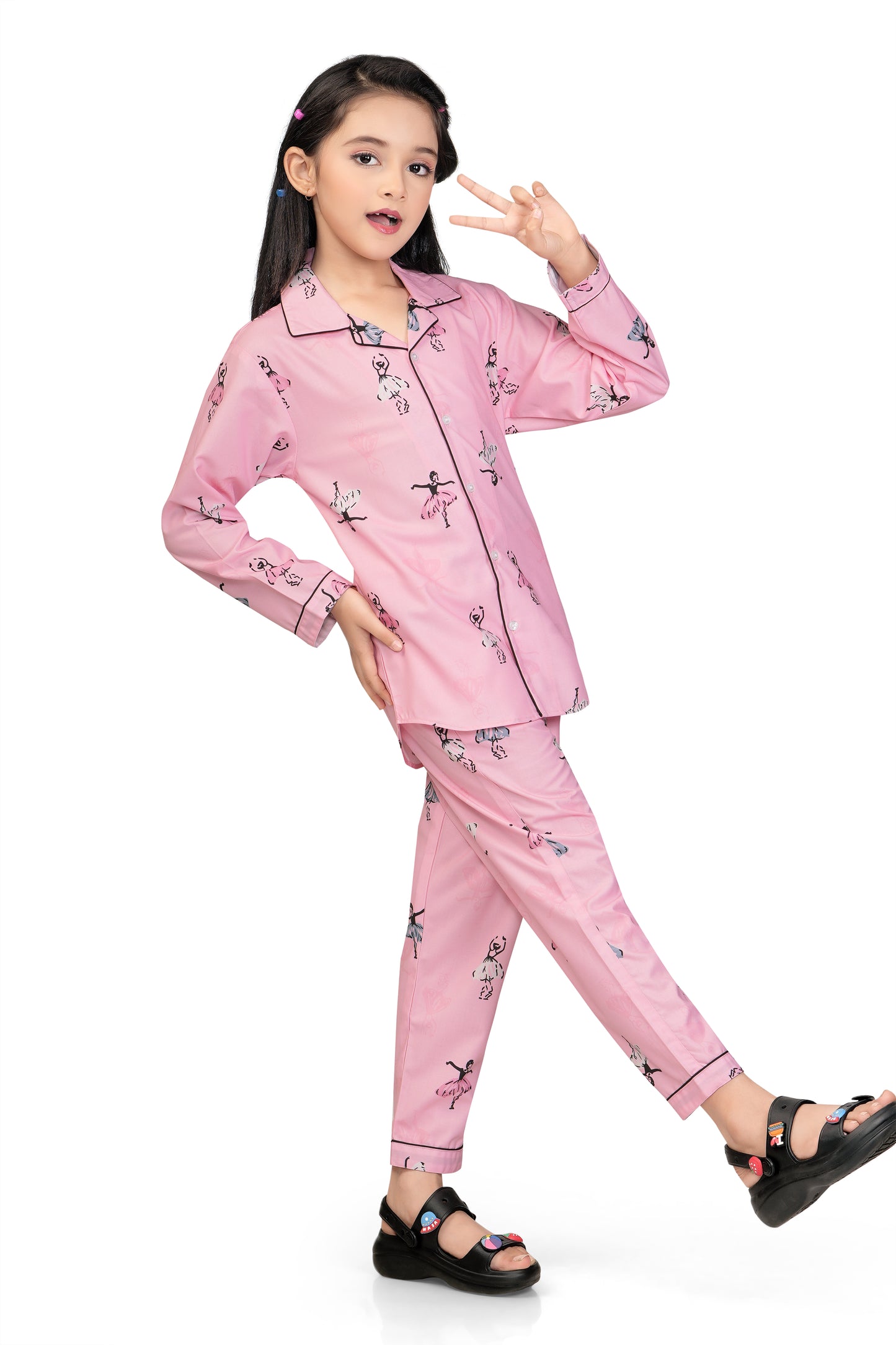 Cutie Dolls Printed Cotton Night suit set