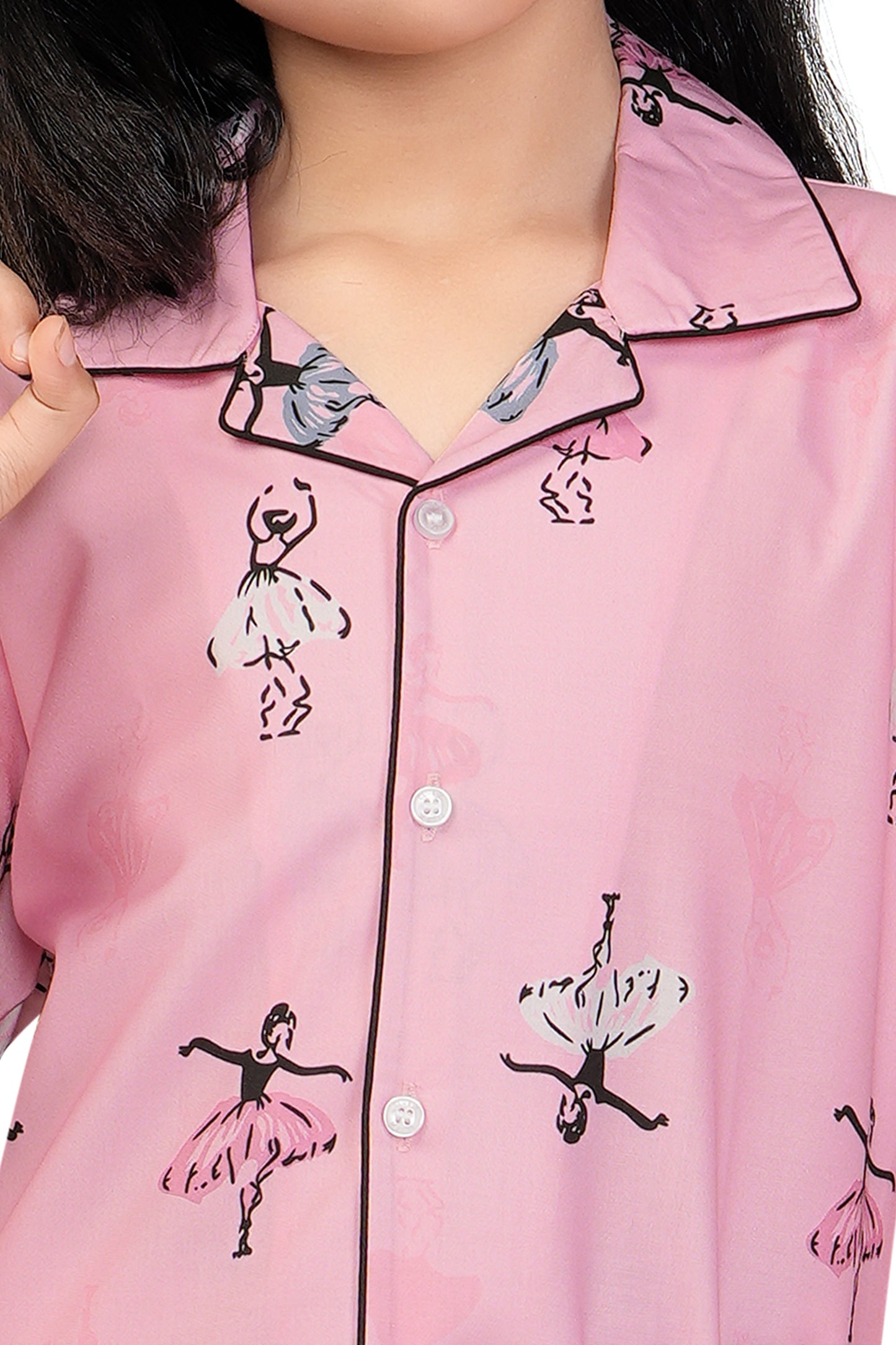 Cutie Dolls Printed Cotton Night suit set