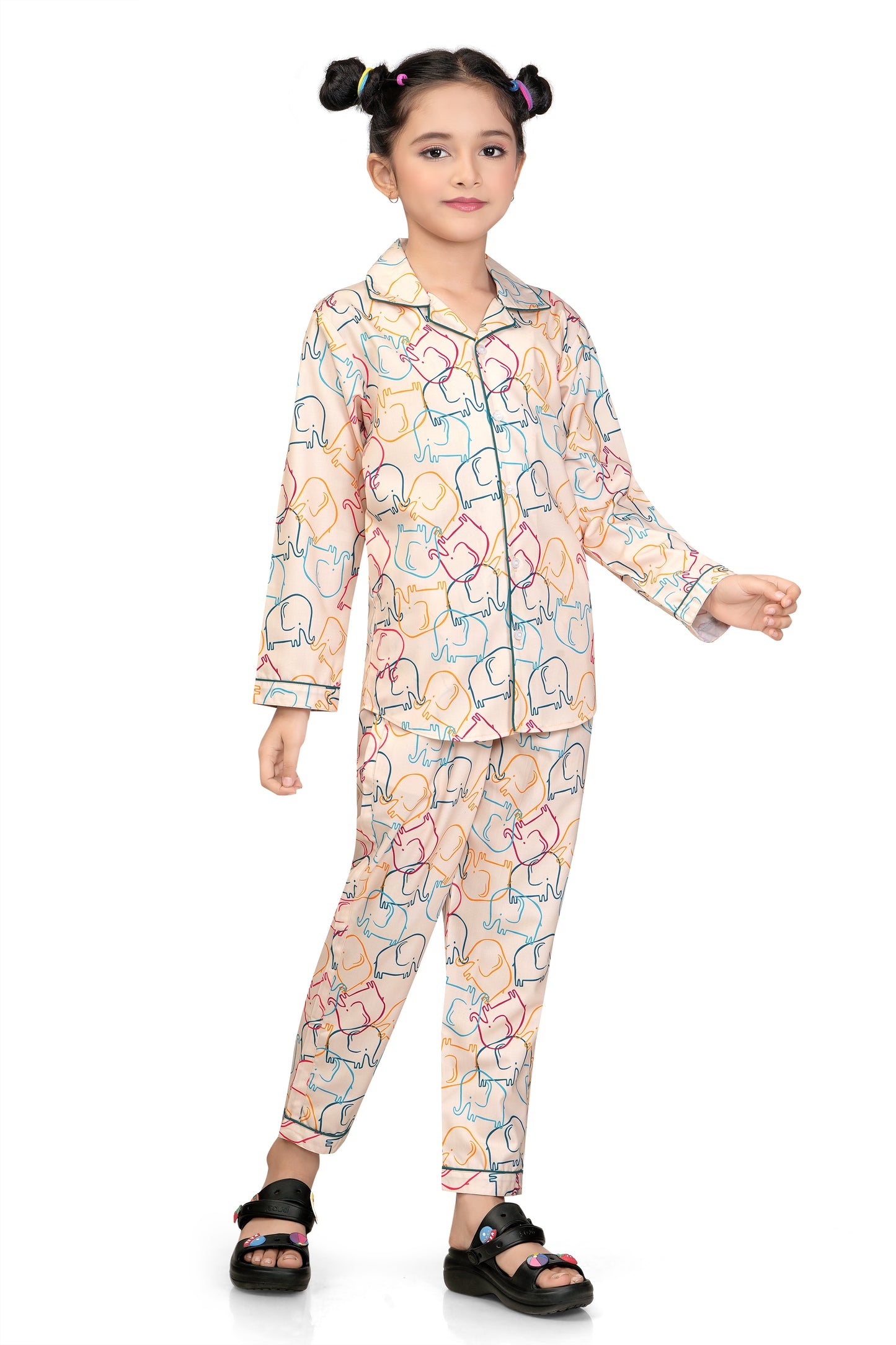Elephant-Print-Cotton-Girl-Nightsuit-Set-Stylish