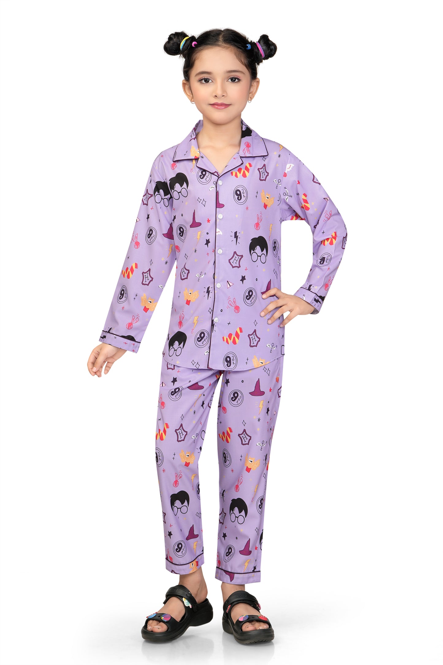 Lavender-Harry-Potter-Printed-Night-Suit-Set-Stylish