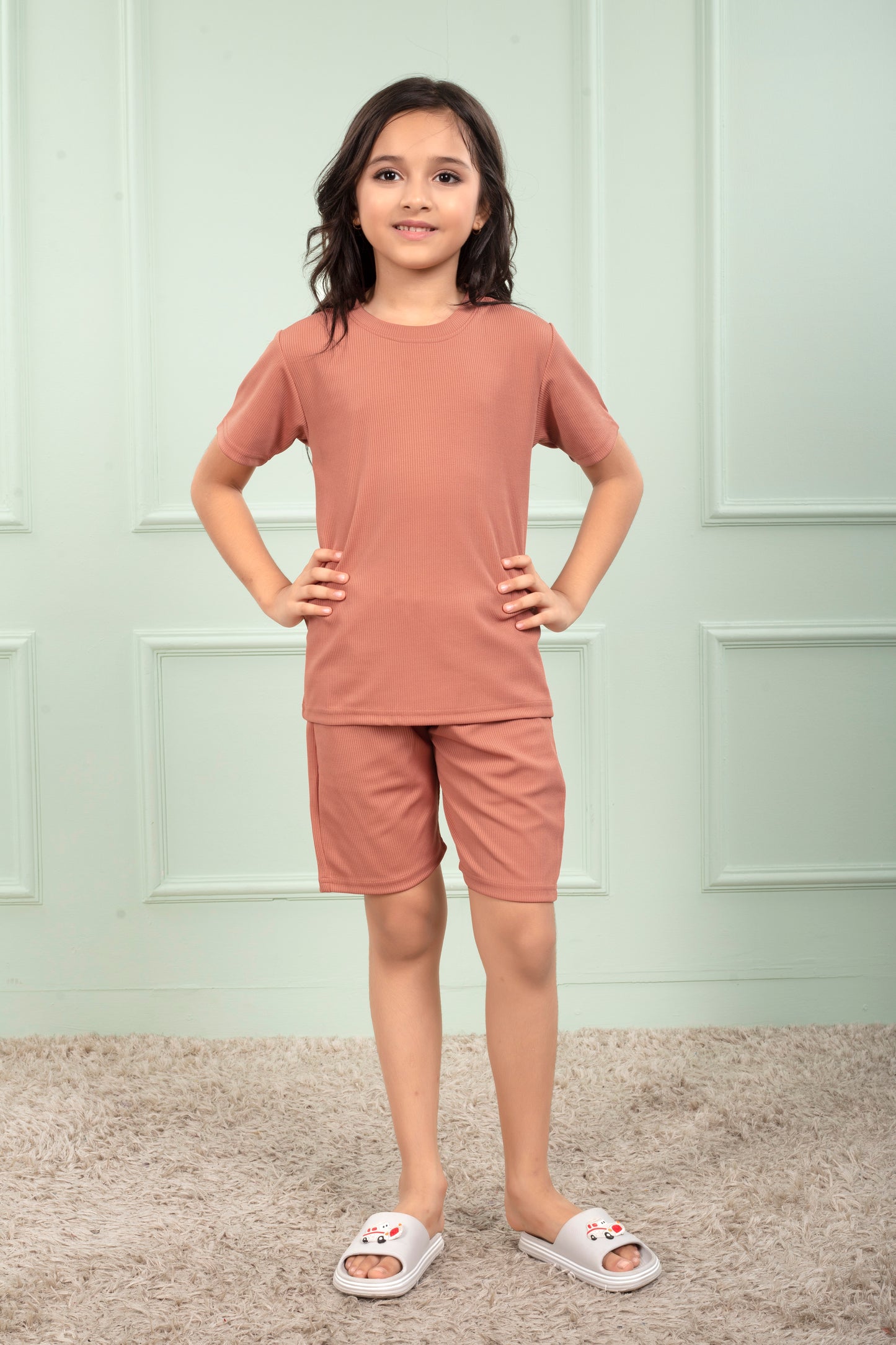 Pure_Cotton_Mario_rib_Pinch_shorts_and_top_set_for_girl