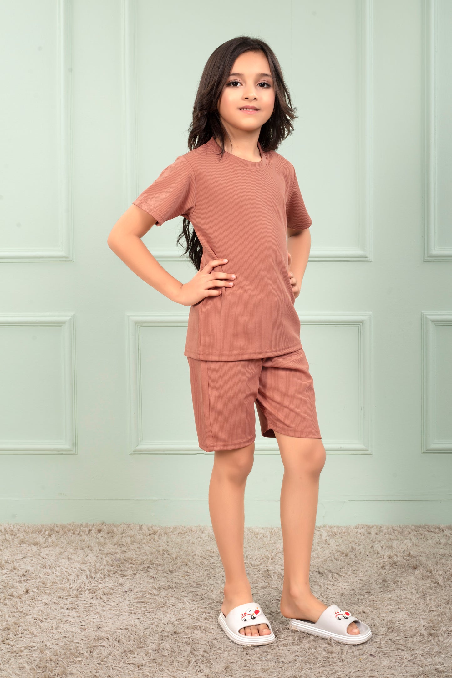 Pure_Cotton_Mario_rib_Pinch_shorts_and_top_set_for_girl