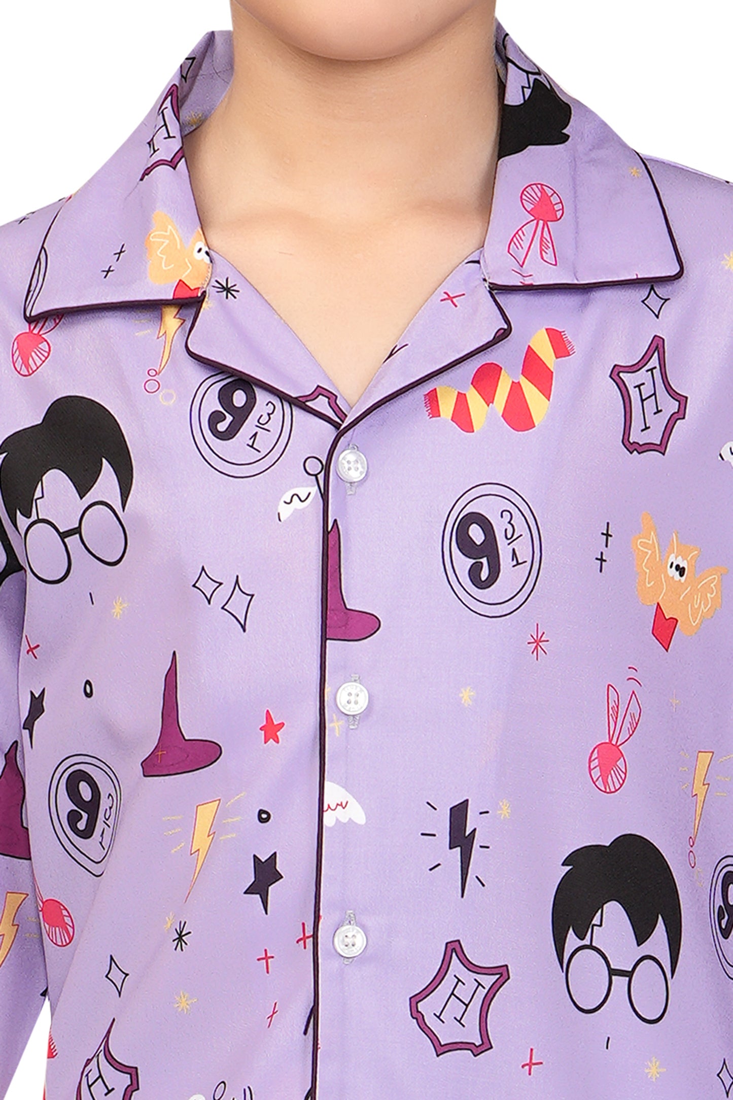 Lavender-Harry-Potter-Printed-Night-Suit-Set-Zoomview