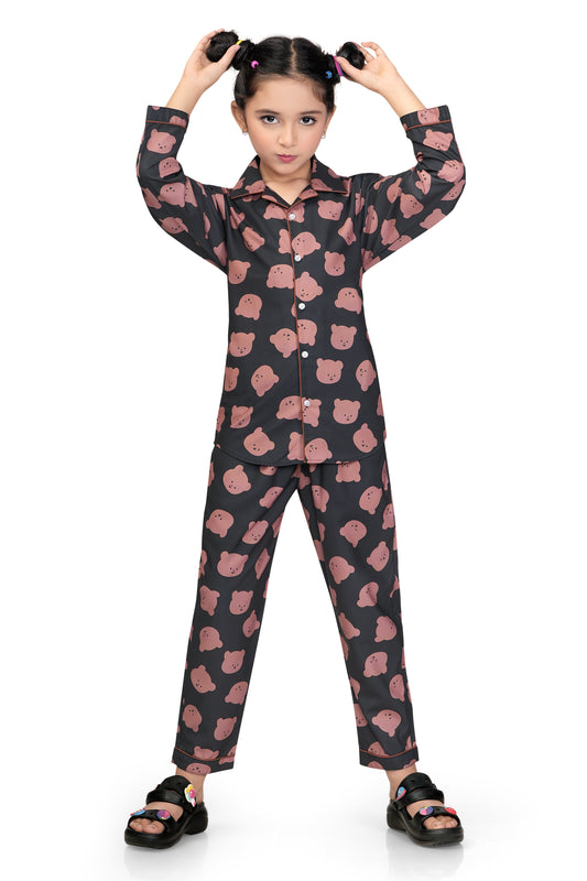 Bear-Print-Cotton-Girl-Nightsuit-Set-Club96