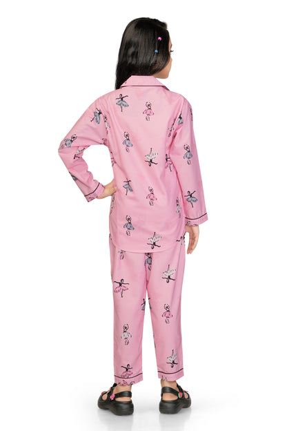 Cutie Dolls Printed Cotton Night suit set