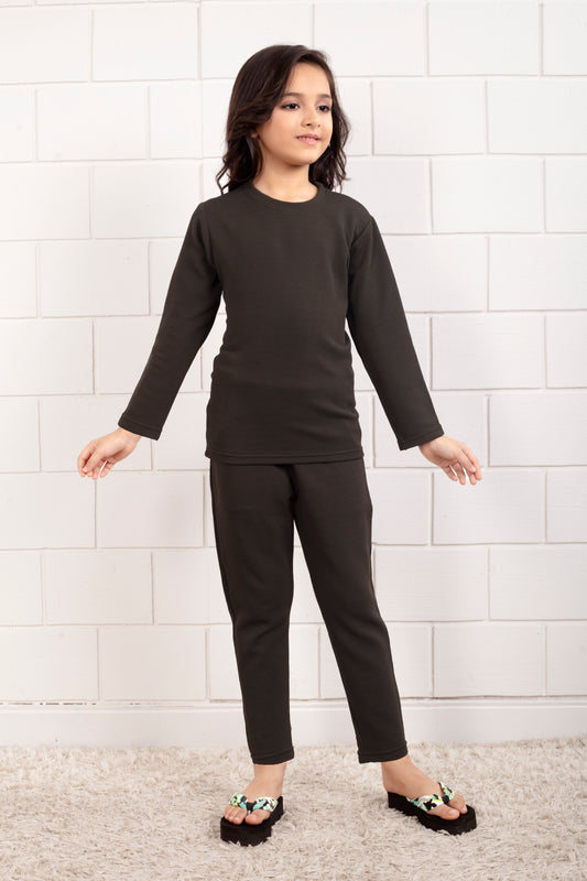 Green_color_Pure_Cotton_cute_Girl_pajama_sets-FrontView