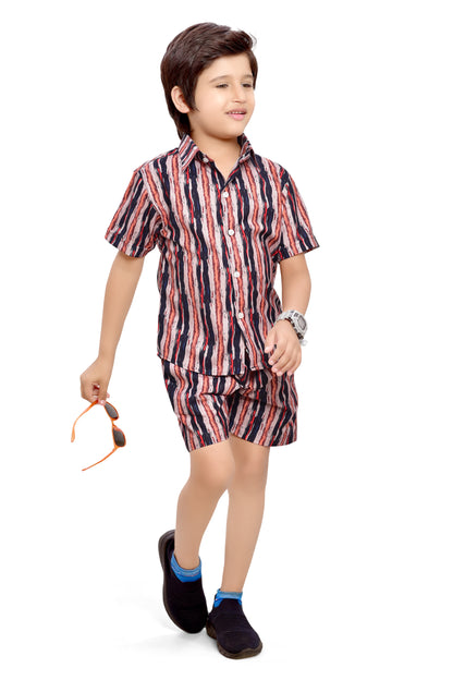 Lining Printed Cord Set for Boys