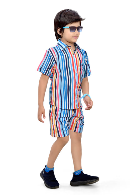 Lining Printed Cord Set for Boys