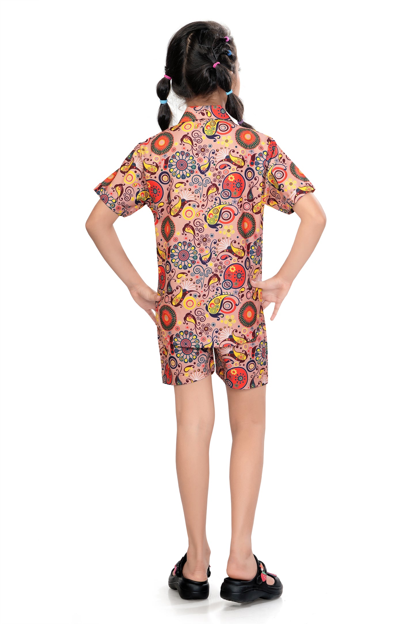 Mandala-Fusion-Printed-Girls-Cotton-Co-Ord-Set-BackView