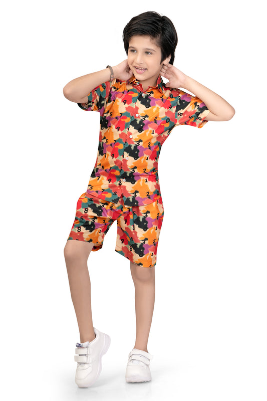 Multicolor-camouflage-Printed-Boys-Co-Ord