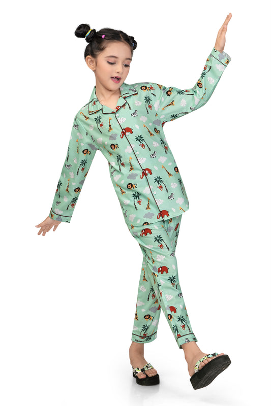 Zoo-Animals-Printed-Girl-Nightsuit-Set-Club96